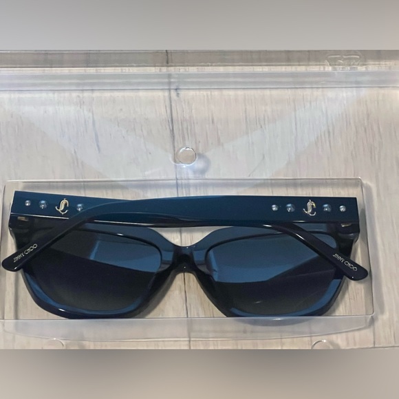 Jimmy Choo Women Cat Eyee Sunglasses JULIEKA/S 0807/9O 55 With Case- NEW - Picture 4 of 7
